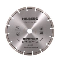 Hilberg Диск алмазный отрезной 230*22.23 Hilberg Hard Materials Лазер HM106